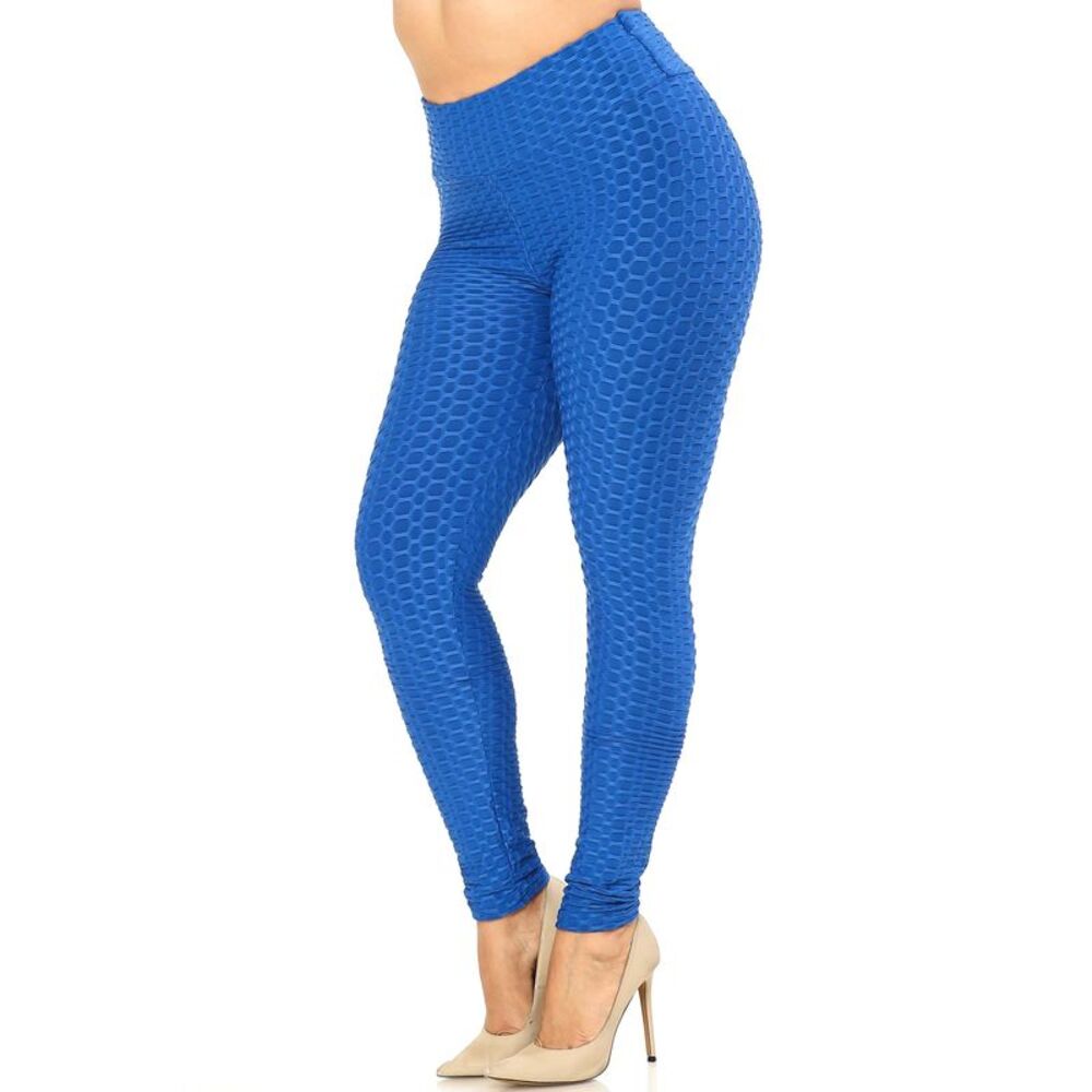 World of Leggings Scrunch Butt High Waisted Plus Size Leggings